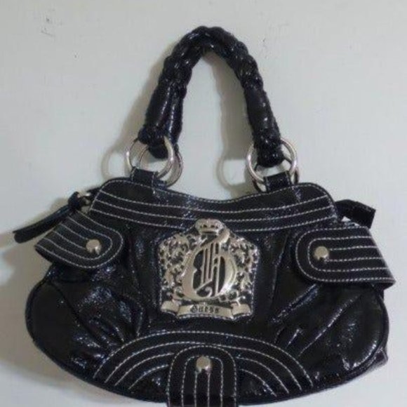 guess Handbags - Guess.Women purse black color medium size